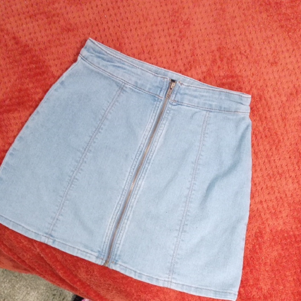 Denim Mini Skirt